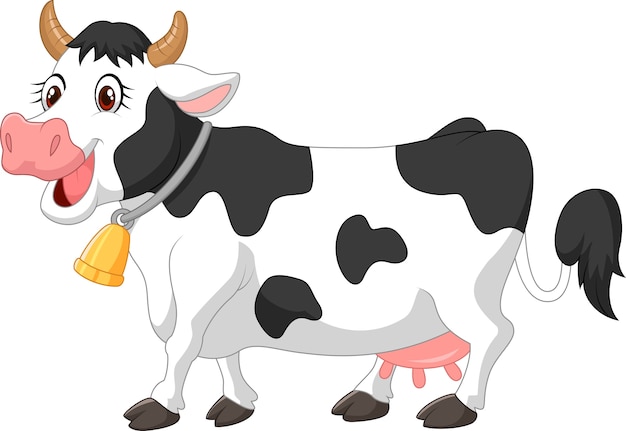 Premium Vector | Cartoon Cow