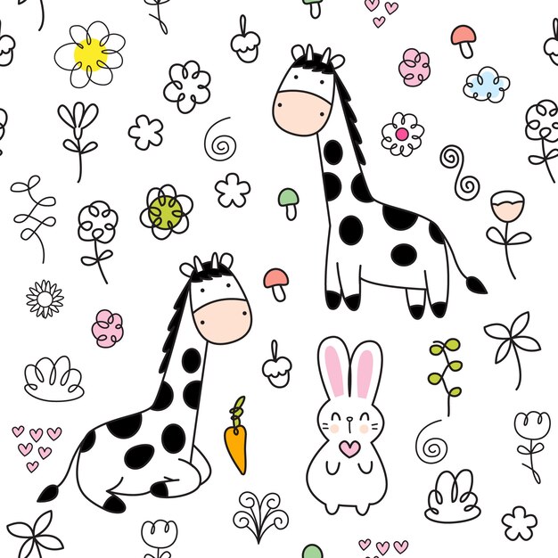 Free Free 206 Cartoon Baby Giraffe Svg SVG PNG EPS DXF File