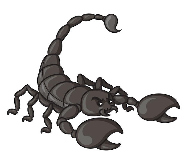 Cartoon cute scorpion Premium Vector