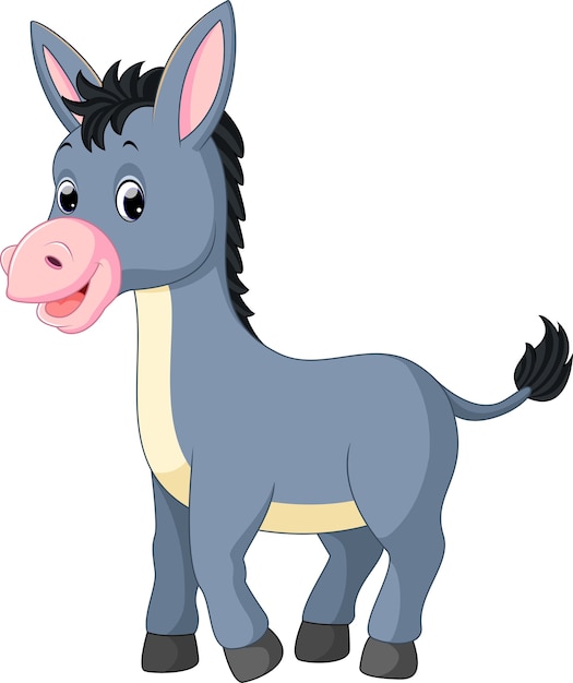 A Cartoon Donkey
