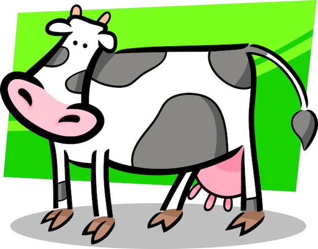 Premium Vector | Cartoon doodle of farm cow