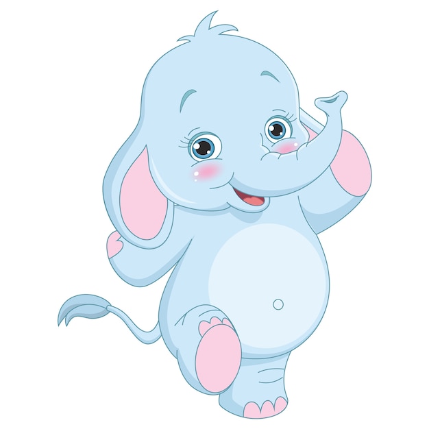 Premium Vector | Cartoon elephant