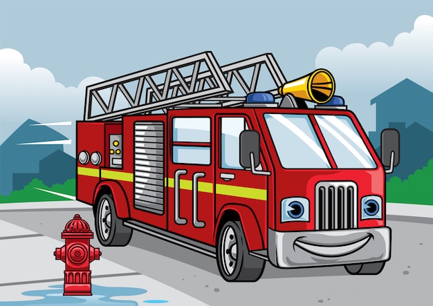 37+ Firefighter Driving Truck Clipart Pictures