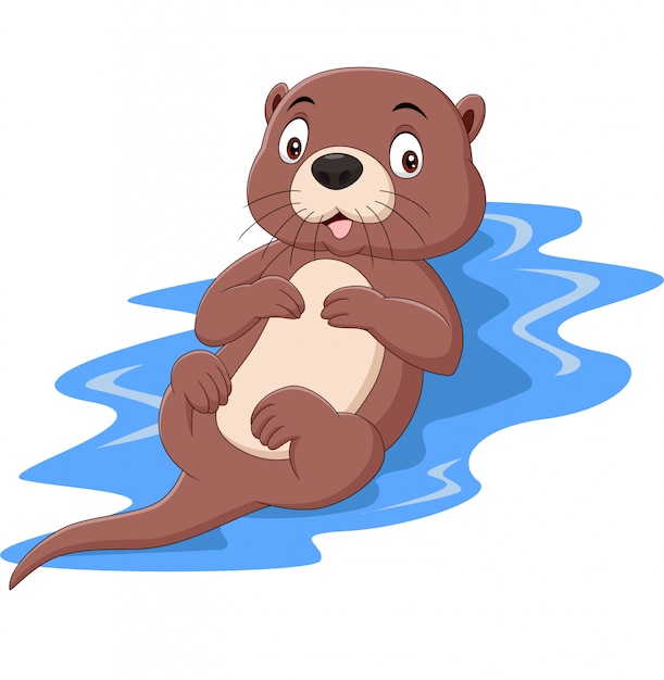 River Otter Illustrations Royaltyfree Vector Graphics