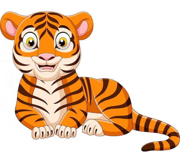 Download Free Cartoon Funny Tiger Isolated On White Background Premium Vector Use our free logo maker to create a logo and build your brand. Put your logo on business cards, promotional products, or your website for brand visibility.