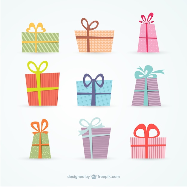 Cartoon gifts Vector | Free Download