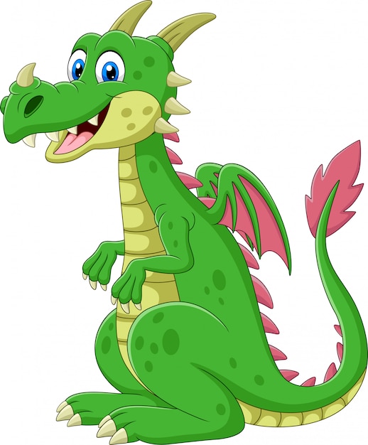 Happy Dragon Cartoon