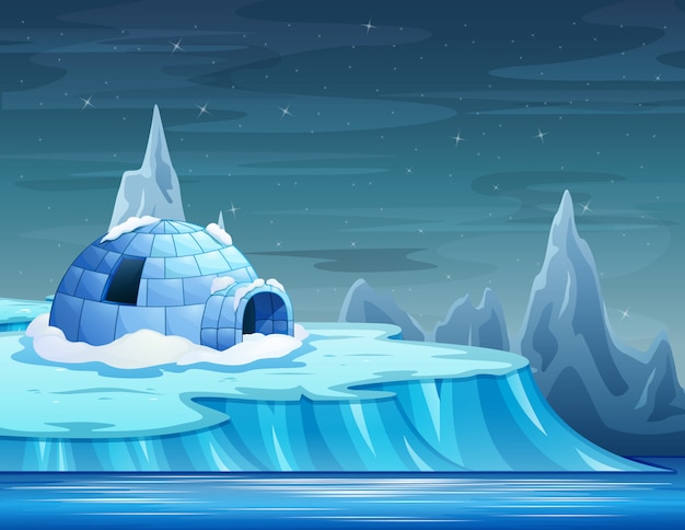 Download Free Cartoon Of An Iceberg With An Igloo Premium Vector Use our free logo maker to create a logo and build your brand. Put your logo on business cards, promotional products, or your website for brand visibility.