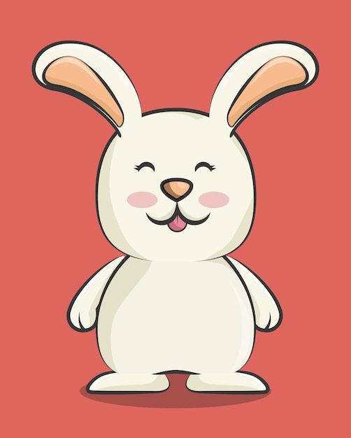 Premium Vector | Cartoon icon rabbit design isolated