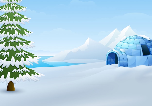 Cartoon Igloo Pictures