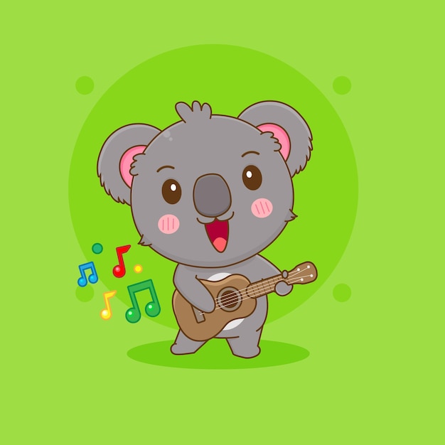 Premium Vector Cartoon Illustration Of Cute Koala Bear Character