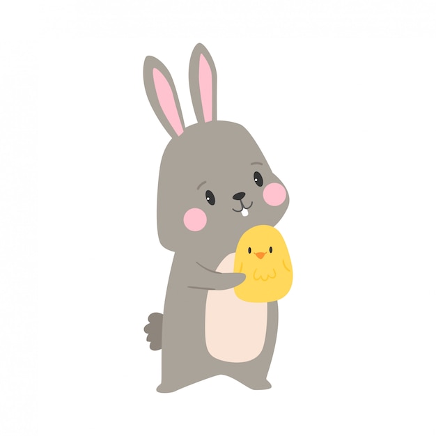 Premium Vector | Cartoon illustration of rabbit