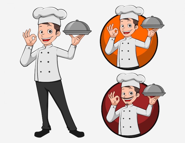Download Free Cartoon Logo Chef Illustration Mascot Premium Vector Use our free logo maker to create a logo and build your brand. Put your logo on business cards, promotional products, or your website for brand visibility.