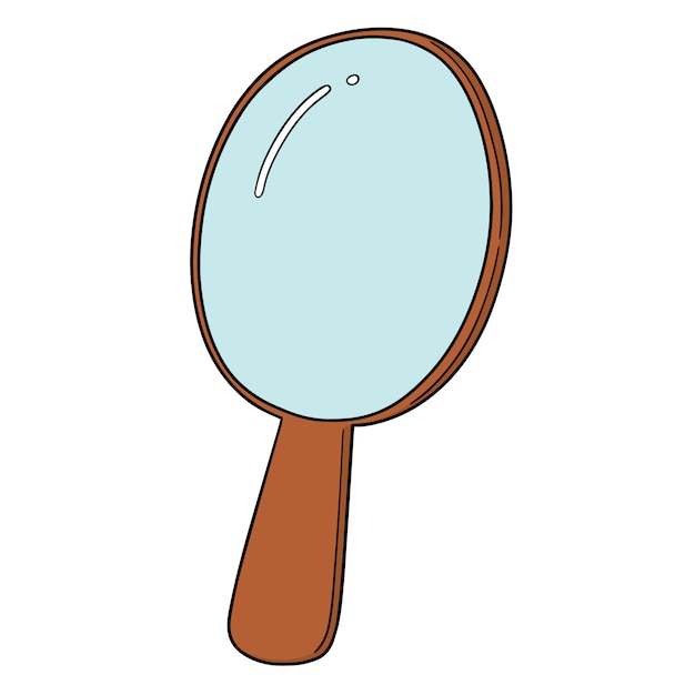 Premium Vector | Cartoon mirror