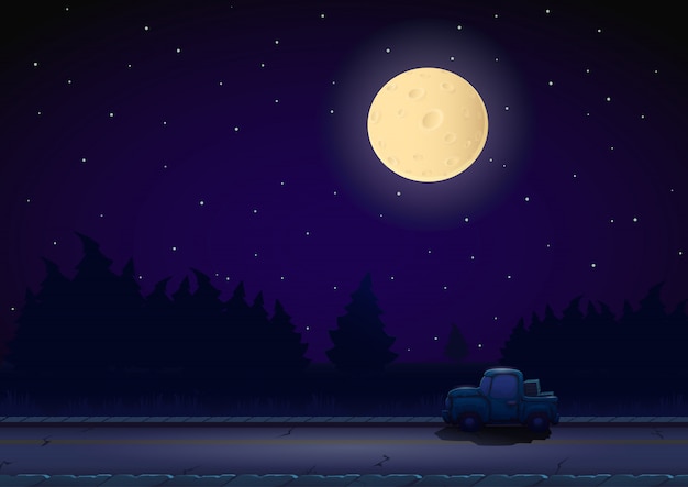 Night Time Images Cartoon - Mijacob