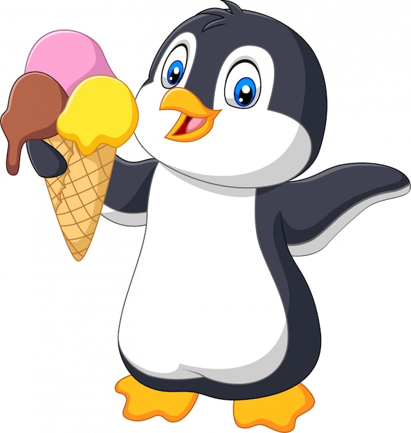 penguin ice cream scoop