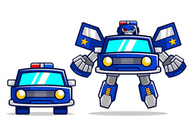 police car robot