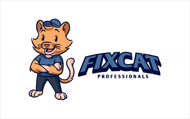 Download Free Cartoon Retro Vintage Handyman Or Repairman Cat Character Mascot Use our free logo maker to create a logo and build your brand. Put your logo on business cards, promotional products, or your website for brand visibility.