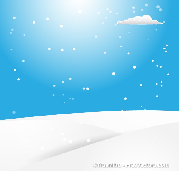 Free Vector | Cartoon snow day