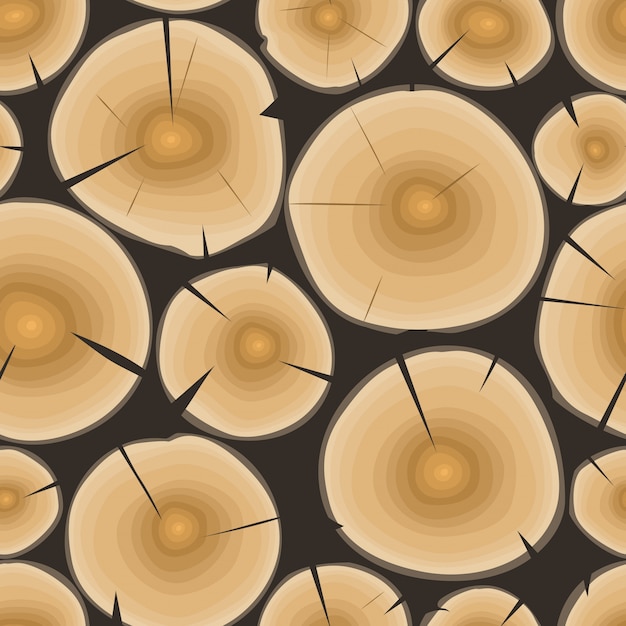 Free Vector | Cartoon style wood texture