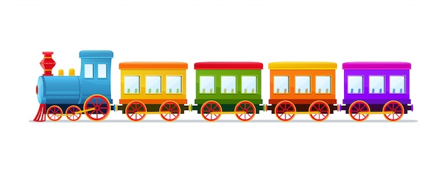 white toy train