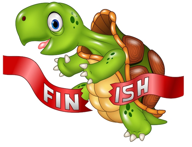 Download Free Cartoon Turtle Wins By Crossing The Finish Line Premium Vector Use our free logo maker to create a logo and build your brand. Put your logo on business cards, promotional products, or your website for brand visibility.