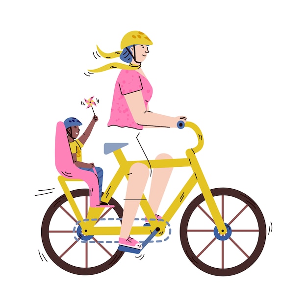 adults bike with child seat