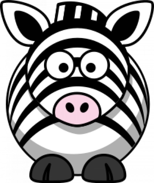 zebra head clipart - photo #36
