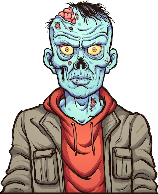 Premium Vector | Cartoon zombie