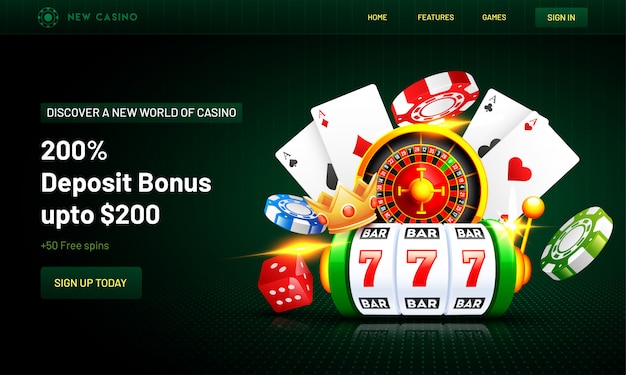 Casino landing page templates