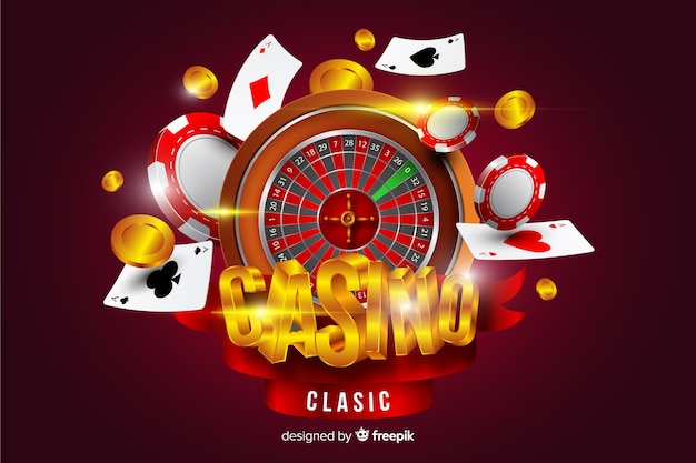 Free Vector | Casino background in realistic style