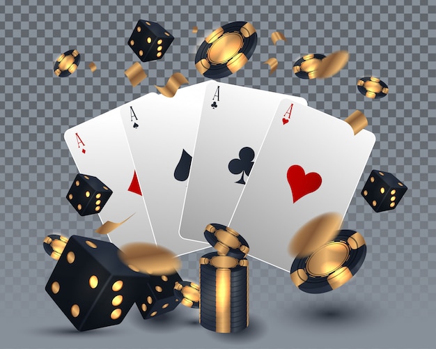 Premium Vector | Casino card design