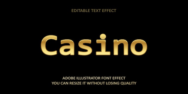 playing card casino fonts