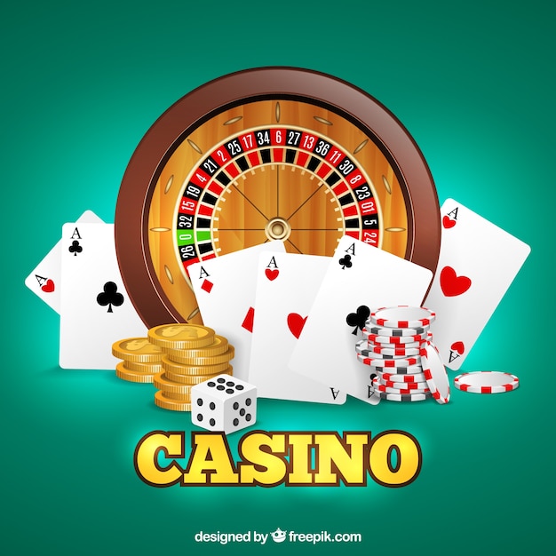 Casino games background Vector | Free Download