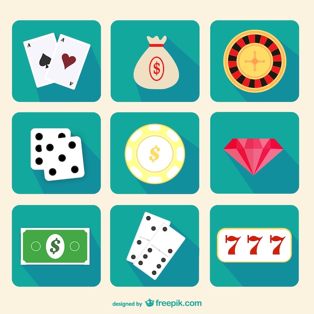 Casino icons pack Vector | Free Download