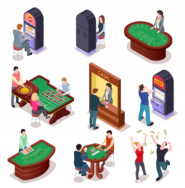 Casino roulette game set