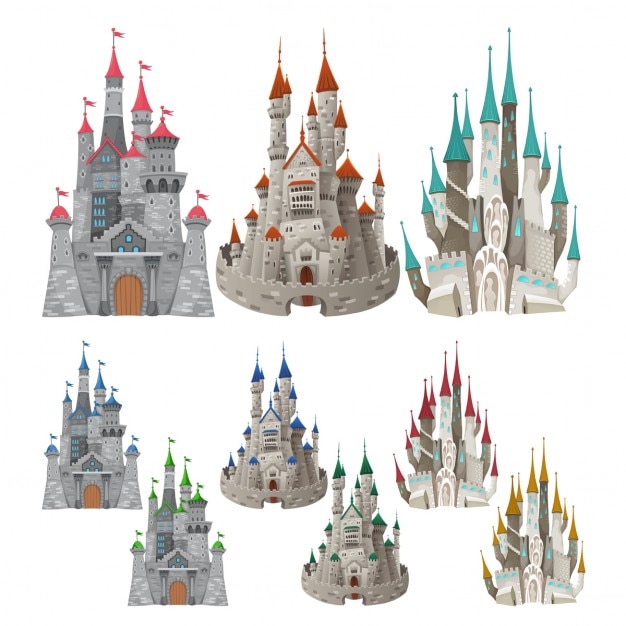 Download Castle collection Vector | Free Download