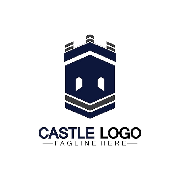 Premium Vector | Castle logo symbol vector illustration design template