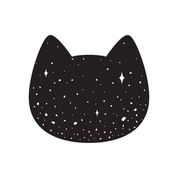 Premium Vector | Cat kitten head icon cartoon
