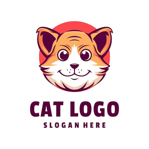 Premium Vector | Cat logo design