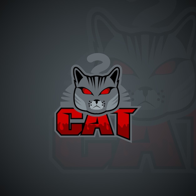 Cat logo template. high resolution vector image Vector | Premium Download