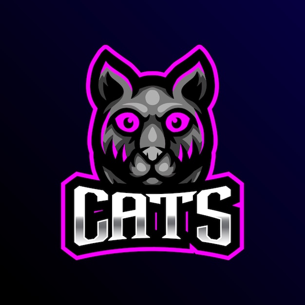 Download Free Cat Mascot Logo Esport Gaming Premium Vector Use our free logo maker to create a logo and build your brand. Put your logo on business cards, promotional products, or your website for brand visibility.