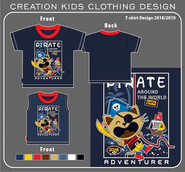 kids pirate t shirt