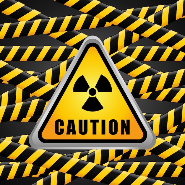 Caution design. illuistration | Premium Vector