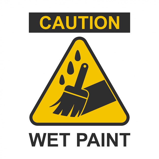 premium-vector-caution-wet-paint-sign-vector-flat-warning-sign-isolated