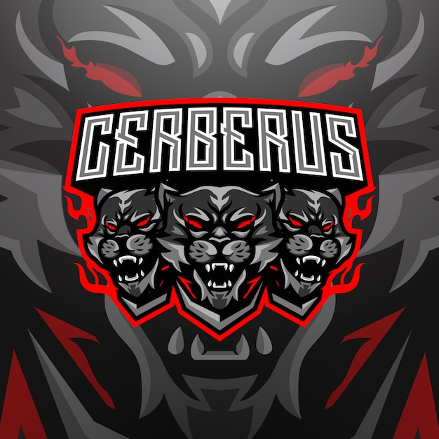 Premium Vector | Cerberus esports mascot logo