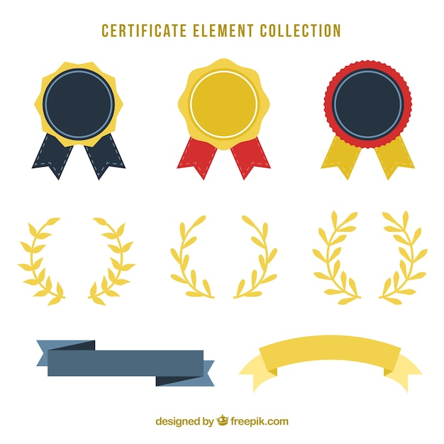 Download Free Download This Free Vector Certificate Element Collection Use our free logo maker to create a logo and build your brand. Put your logo on business cards, promotional products, or your website for brand visibility.