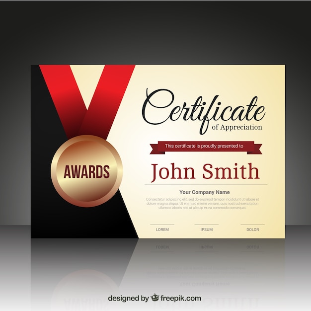 Download Free Certificate Template With A Medal Free Vector Use our free logo maker to create a logo and build your brand. Put your logo on business cards, promotional products, or your website for brand visibility.