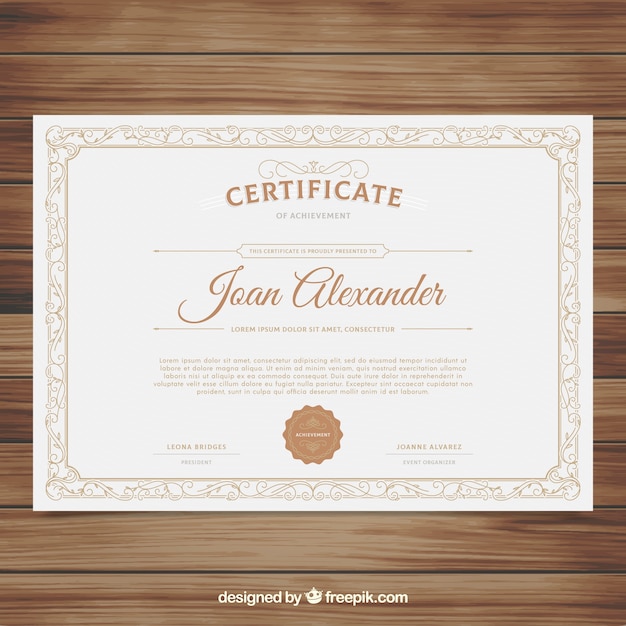 free-vector-certificate-template
