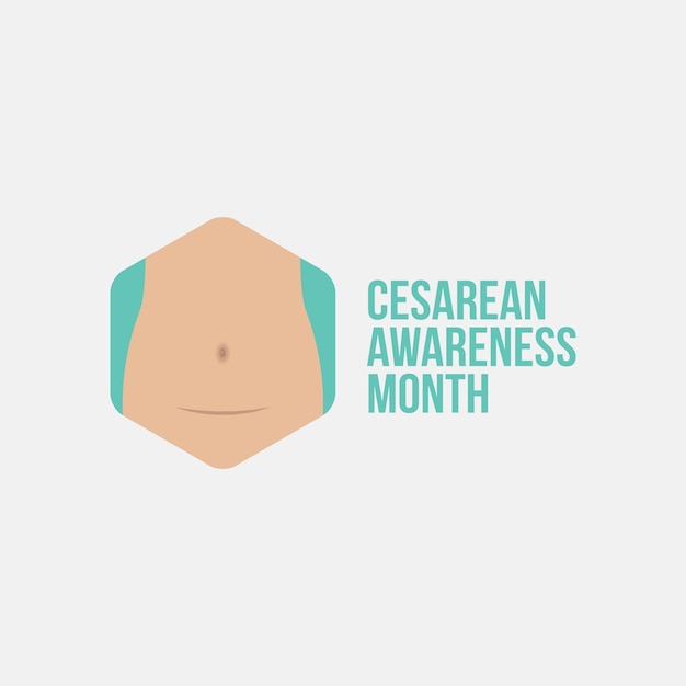 Premium Vector Cesarean awareness month